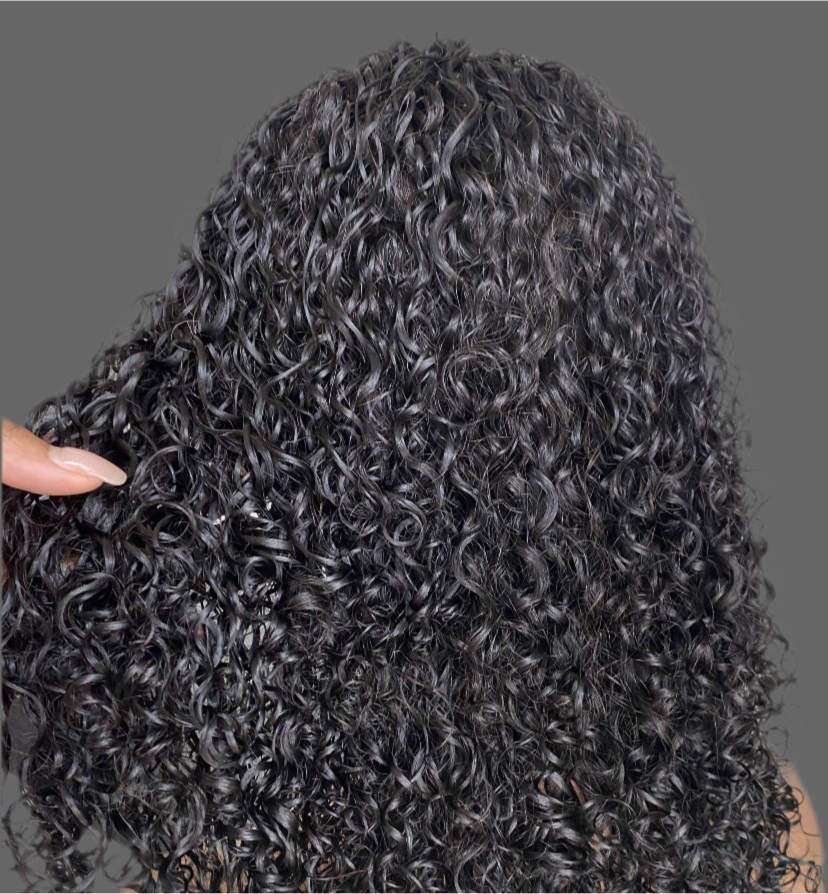 Curly High Definition Lace Frontal Wigs