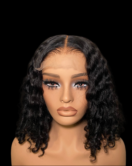 Curly High Definition 5x5 Closure Lace Wigs